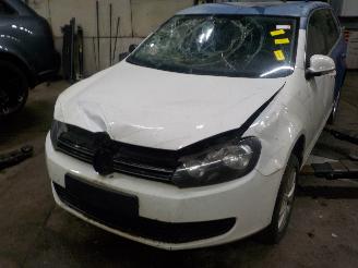 Coche siniestrado Volkswagen Golf Golf VI Variant (AJ5/1KA) Combi 2.0 GTD 16V (CFHC(Euro 5)) [103kW]  (0=
7-2009/07-2013) 2010/10
