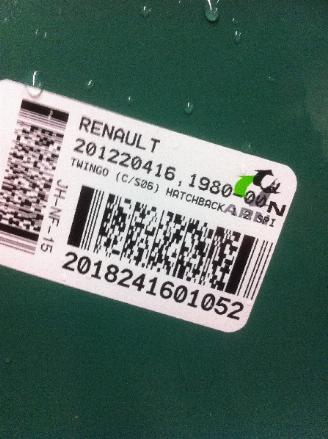 Renault Twingo (c/s06) hatchback 1.2 spi phase i (c3g-700)  (10-1992/08-1996) picture 5