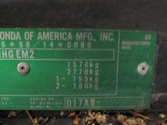 Honda Civic (em2) coup? 1.7 16v ls (d17a8)  (02-2001/12-2005) picture 5