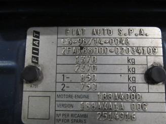 Fiat Punto ii (188) hatchback 1.2 60 s 3-drs. (188.a.4000)  (09-1999/05-2003) picture 5