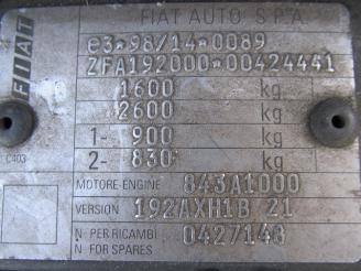 Fiat Stilo (192a/b) hatchback 1.4 16v (843.a.1000)  (01-2004/12-2007) picture 5