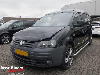 damaged commercial vehicles Volkswagen Caddy 2.0 TDI Maxi 140pk Dubbele Schuifdeur Navi 2010/1