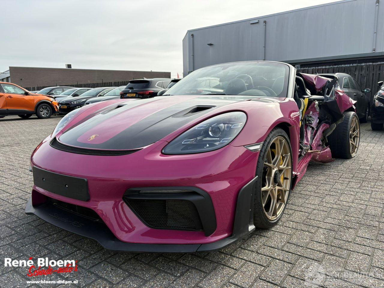 Porsche 718 Spyder 4.0 GT4 RS Weissach 500pk