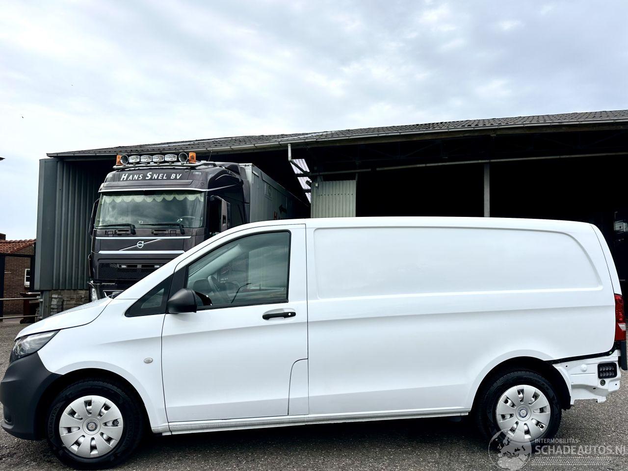 Mercedes Vito gereserveerd 116 CDI 163pk 6-bak Lang - 3Pers - euro.6 - airco - cruise - elektr pakket - radio + aux + usb - volledig rijdbaar