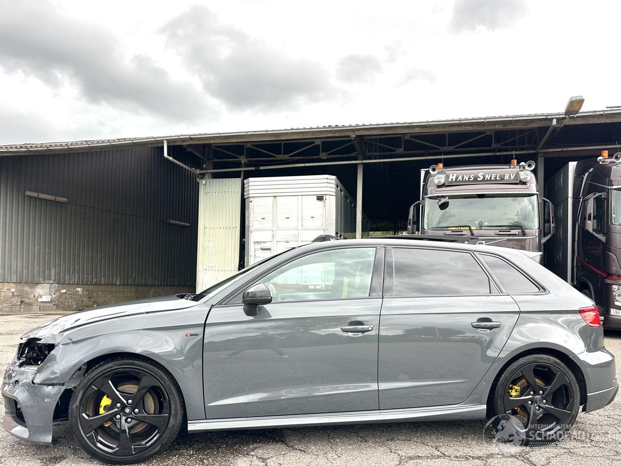 Audi A3 Sportback 1.5 TFSI 150pk aut + f1 S-Line Ed - pano - virtual - cam - carbon - leer - gele gordels - s3