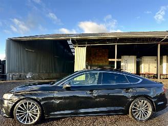 krockskadad bil auto Audi A5 Sportback 2.0 TDI 190pk 7-traps aut Design - pano - nap - front + line + park + side assist - elektr klep 2017/10