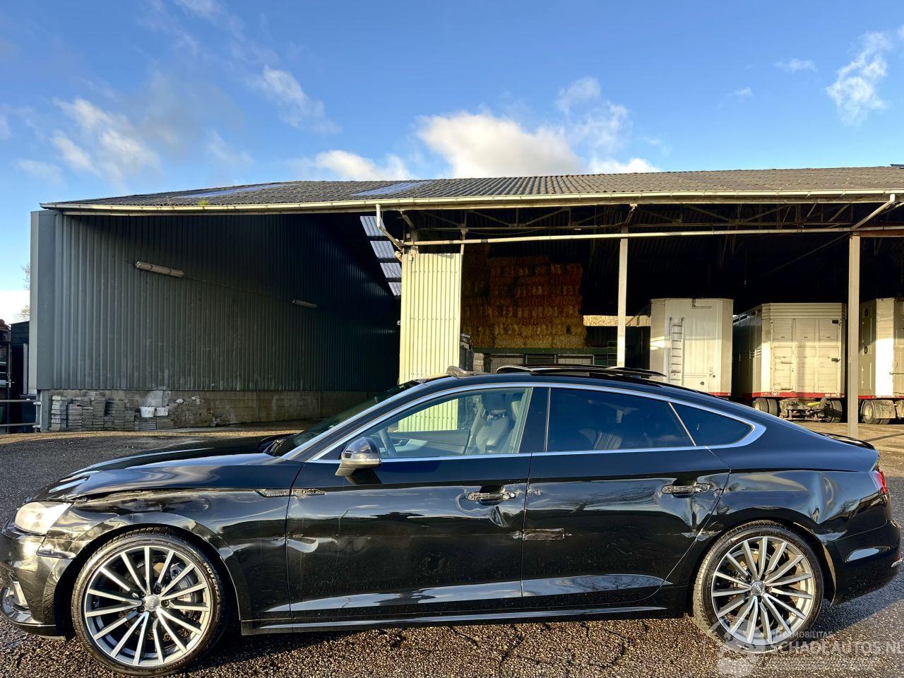 Audi A5 Sportback 2.0 TDI 190pk 7-traps aut Design - pano - nap - front + line + park + side assist - elektr klep