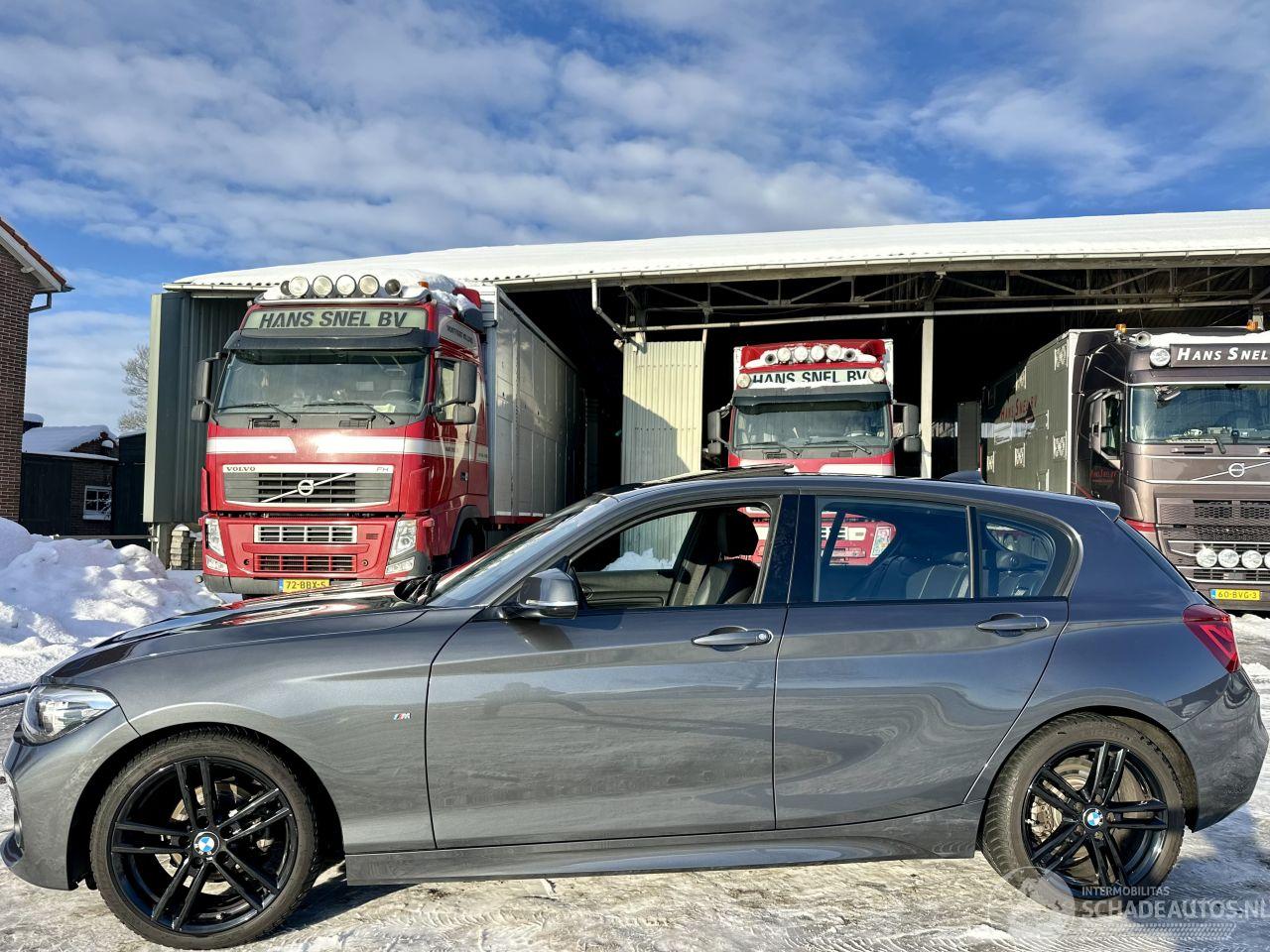 BMW 1-serie 118i 8-traps aut M-Sport Ed Shadow High Exe - nap - schuifdak - leer - pdc v+a - stoelverw - alarm