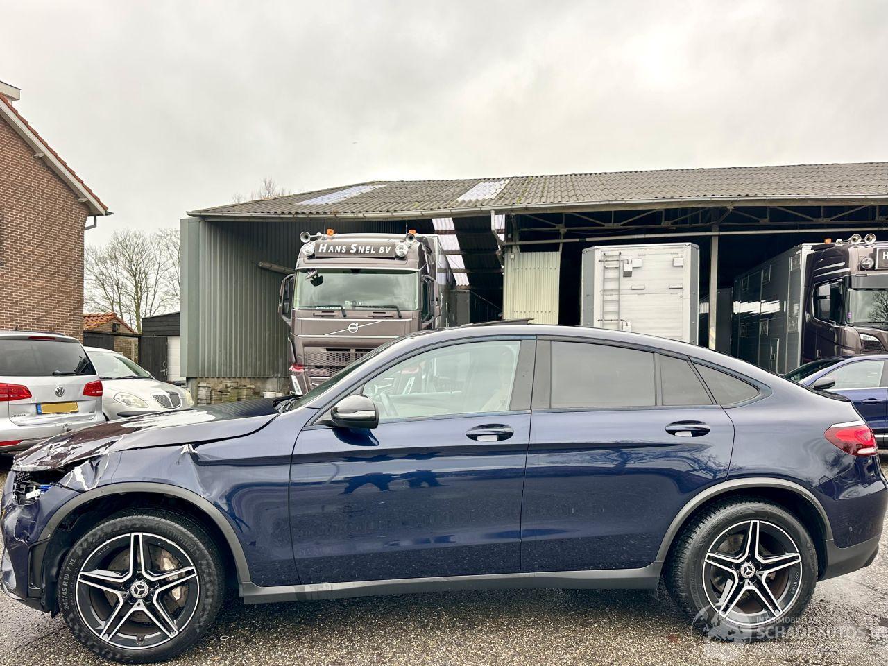 Mercedes GLC 200 Hybrid AMG 208pk aut + f1 - nap - schuifdak - virtual - cognac leer - 19 inch - camera - elektr klep - full led