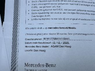 Mercedes A-klasse Gereserveerd 180 136pk aut Bus.Sol. Luxury - nap - widescreen - leer - sfeerverl - front + line assist - camera - navi picture 44