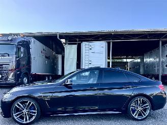 Schadeauto BMW 4-serie 418i aut high exe m-sport - nap - schuifdak - head up - keyless - leer - trekh - 19 inch lmv 2018/11