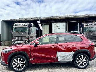 Schadeauto Toyota Corolla Cross 2.0 High Power Hybrid 197pk aut Launch Ed - nap - leer - 360cam - jbl - stuurverw - front/line/side assist 2023/10