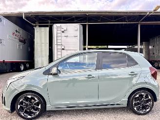 Vaurioauto  passenger cars Kia Picanto Gereserveerd 1.0 DPI 63pk GT-Line 5drs - nap - schuifdak - 1e eig - leer - nav - cam - keyless - line + side assist - stuurverw 2024/10