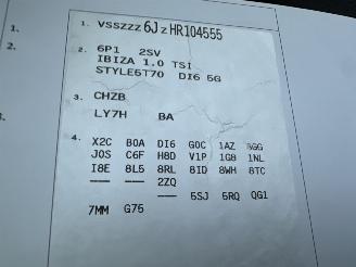 Seat Ibiza 1.0 EcoTSI 95pk Style Connect - 98dkm nap - navi - airco - cruise - aux - usb - pdc - facelift - rijdbaar picture 31