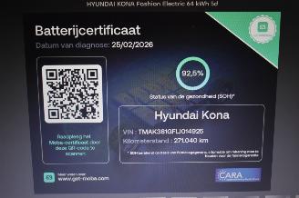 Hyundai Kona 64Kwh Fashion 204Pk 3FASE 92,5 % SOH *Navi/Clima/Camera picture 21