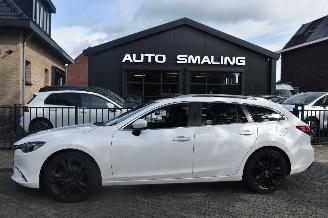 Unfallwagen Mazda 6 2.2D Skyactiv-D 150Pk  Skylease GT *Navi/Clima/Leder/Stoelverwarming 2015/9