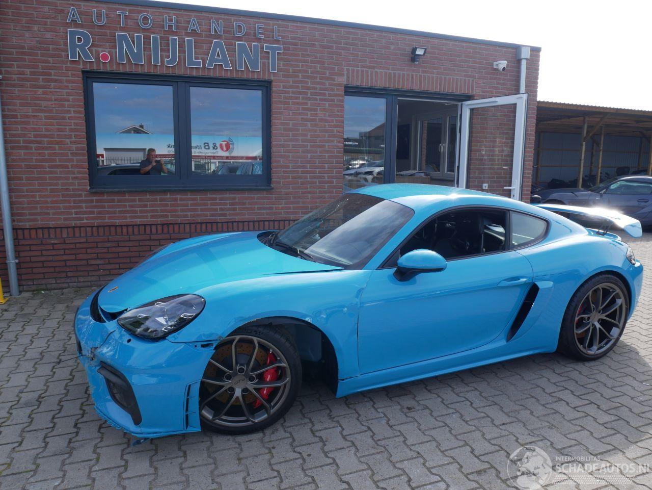 Porsche 718 Cayman GT4 ALCANTARA 309 KW MIAMIBLAUW