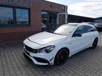 Schadeauto Mercedes Cla-klasse CLA 45 SHOOTING BRAKE PANORAMADAK ALCANTARA LED 2019/2