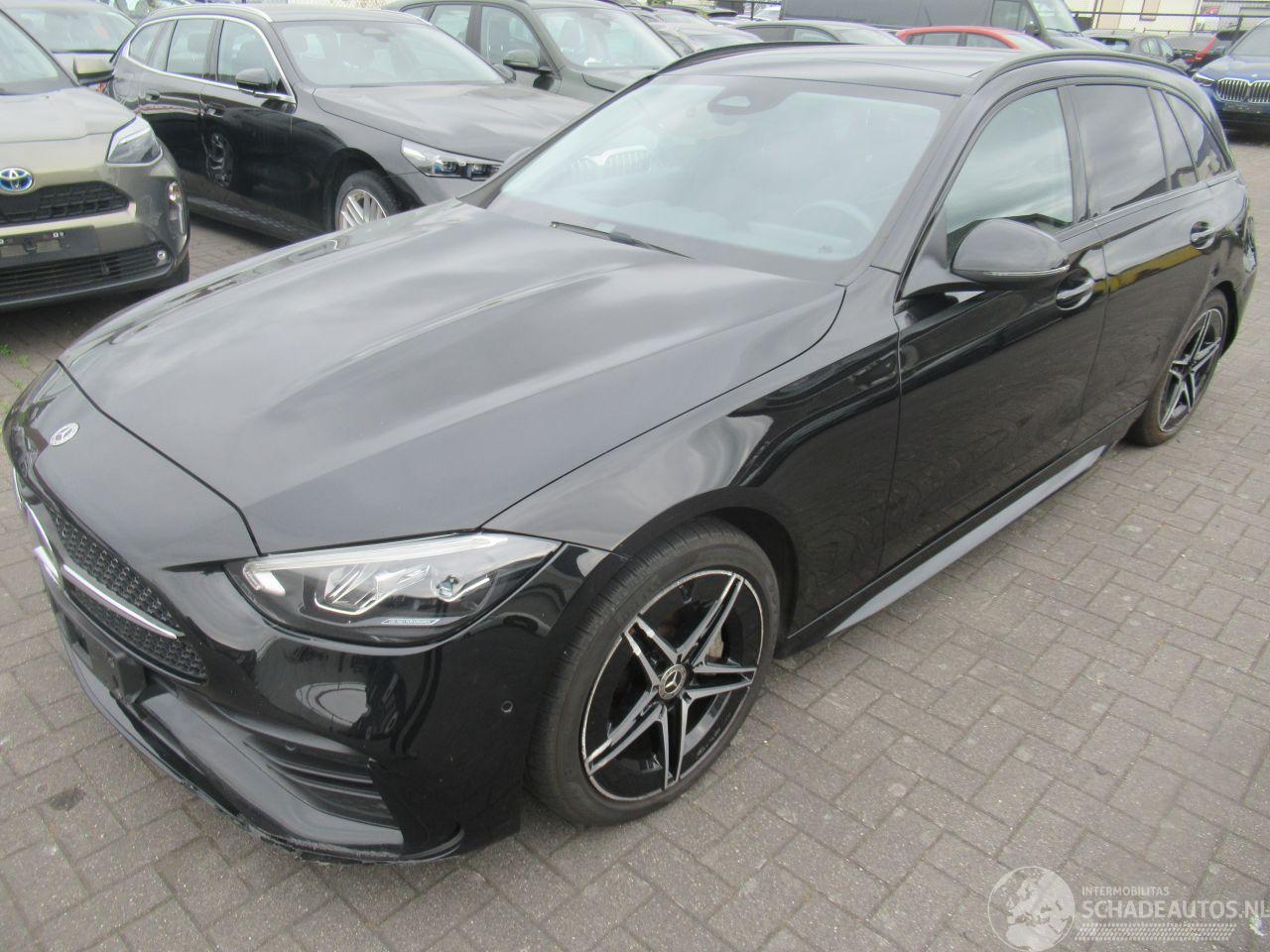 Mercedes C-klasse C200D T Aut. AMG-LINE  MildHybrid   HalfLeer Navi Panorama-D.......