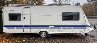 Schade caravan Hobby  GERESERVEERD  Exclusive 560 UL Enkele bedden+Mover+Voortent 2004/2