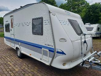 skadebil caravan Hobby  Excellent 495 UFE Tent en luifel 2005/6