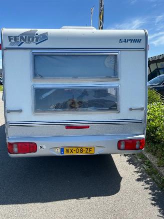 Unfall Kfz Wohnwagen Fendt  Stapelbed Saphir 490 Voortent en luifel 2000/2