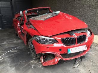 rozbiórka samochody osobowe BMW 2-serie 135KW - 2000CC - BENZINE - EURO6C 2017/12