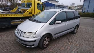 rozbiórka samochody osobowe Volkswagen Sharan 2002 1.9 TDI AUY bak EHH Grijs LB7Z onderdelen 2002/3