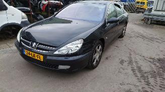 Unfallwagen Peugeot 607 2003 3.0 v6 XFX Zwart EXLD onderdelen 2003/2