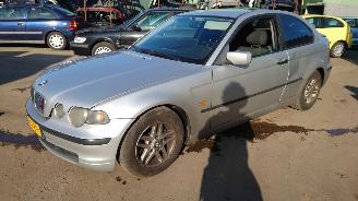 Vrakbiler auto BMW 3-serie E46 316 ti N42B18A Zilver 354 onderdelen 2002/12
