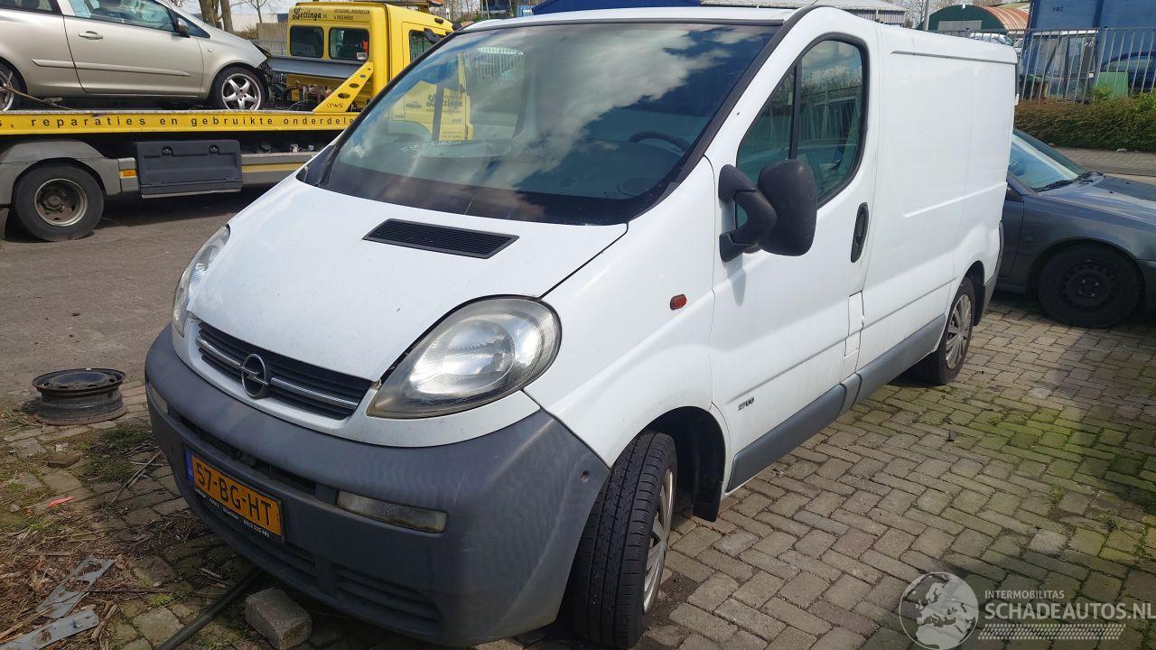 Opel Vivaro 2002 1.9 Di F9Q M77 Wit onderdelen