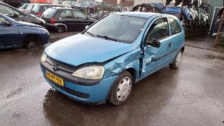 demontáž osobní automobily Opel Corsa C 2001 1.2 16v Z12XE Blauw Z20N onderdelen 2001/11