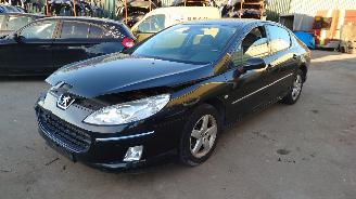 Unfallwagen Peugeot 407 2004 1.8 16v 6FZ Zwart EXLD onderdelen 2004/11