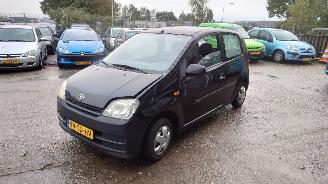 Autoverwertung Daihatsu Cuore 2006 1.0 12v EJVE Zwart X05 onderdelen 2006/7