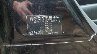 Daihatsu Cuore 2008 1.0 12v 1KRFE Zwart X07 onderdelen picture 17