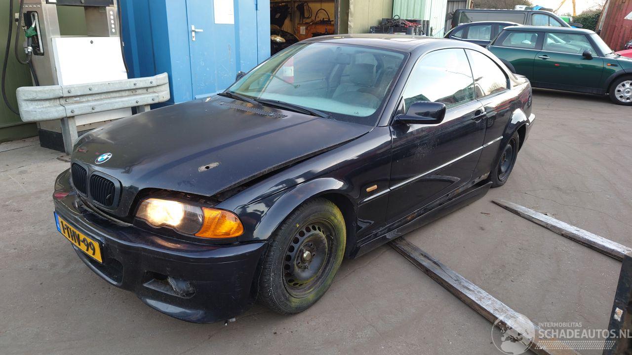 BMW 3-serie 1999 E46 coupe 320 Zwart 303 onderdelen