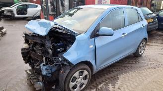Démontage voiture Kia Picanto 2012 1.0 12v G3LA Blauw ABB onderdelen 2012/8