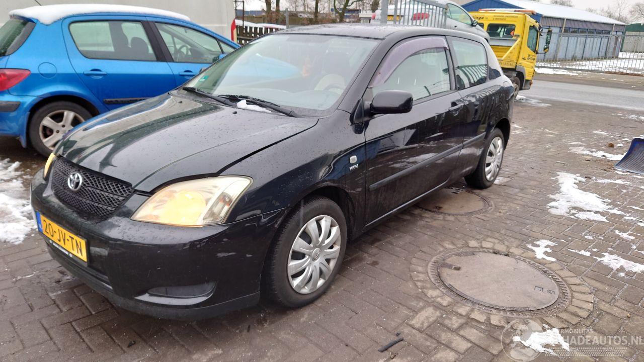 Toyota Corolla E12 2002 1.6 16v 3ZZFE Zwart 209 onderdelen