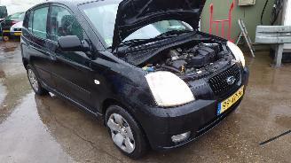 Kia Picanto 1.0 12v G4HE 2007 Zwart Z1 onderdelen picture 5