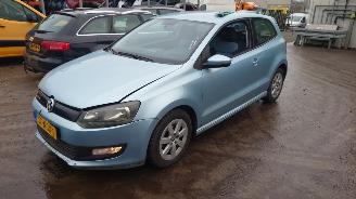 Vrakbiler auto Volkswagen Polo 6R 2010 1.2 TDI CFWA MNY Blauw LD5M onderdelen 2010/9