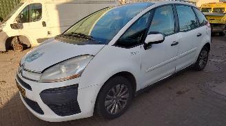 Salvage car Citroën C4-picasso 2008 1.6 VTi 5FW Wit EWPA onderdelen 2008/10