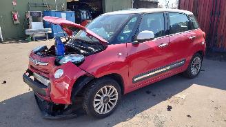 disassembly passenger cars Fiat 500L 2013 1.4 16v 843A1 Rood VR239/A onderdelen 2013/11