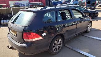 Volkswagen Golf Station 2009 1.9 TDI BLS JCR Zwart LC9X onderdelen picture 5