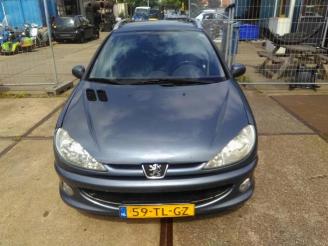 krockskadad bil auto Peugeot 206 206 SW (2E/K), Combi, 2002 / 2007 1.4 HDi 2006/11