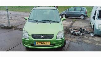 Purkuautot passenger cars Opel Agila Agila (A), MPV, 2000 / 2007 1.2 16V 2000/9