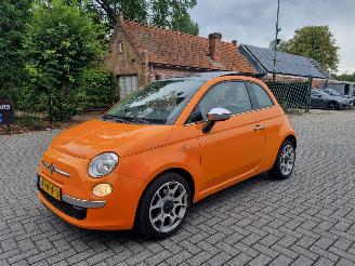 Vaurioauto  passenger cars Fiat 500 0.9 Twinair Pano Airco 2011/6