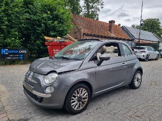 krockskadad bil auto Fiat 500C 1.2 Aut. Lounge 2014/9