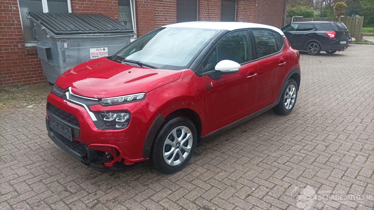 Citroën C3 Bj:11-2022 1.2-12v Airconditioning CruiseControl Stoelverwarming Lichtautomaat Led-Koplampen Led-Achterlichten Mistlampen Bi-Color pearl metallic lak Drive Lane Assist Dab audio