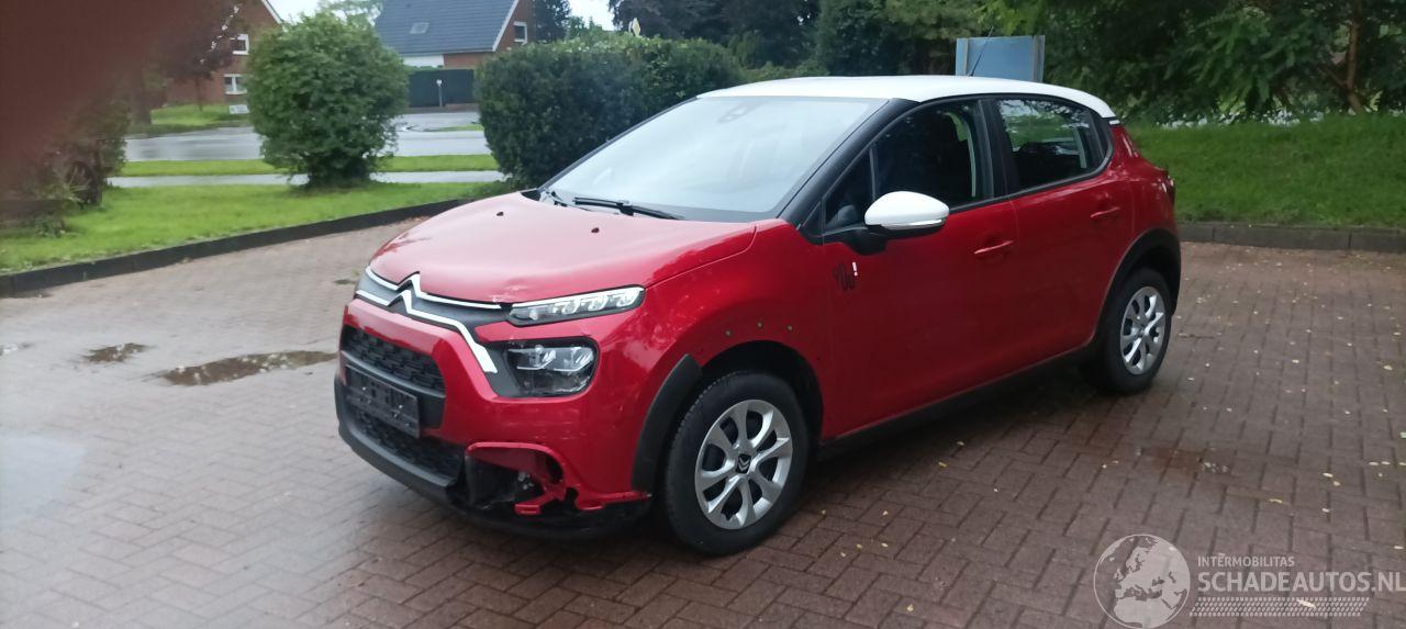 Citroën C3 1.2-benzine Full-Led koplampen Led dagrijverlichting Mistlampen Bi-Color pearl metallic lak Start-Stop systeem Drive Lane Assist Radio Usb Dab stoelverwarming Cruisecontrol