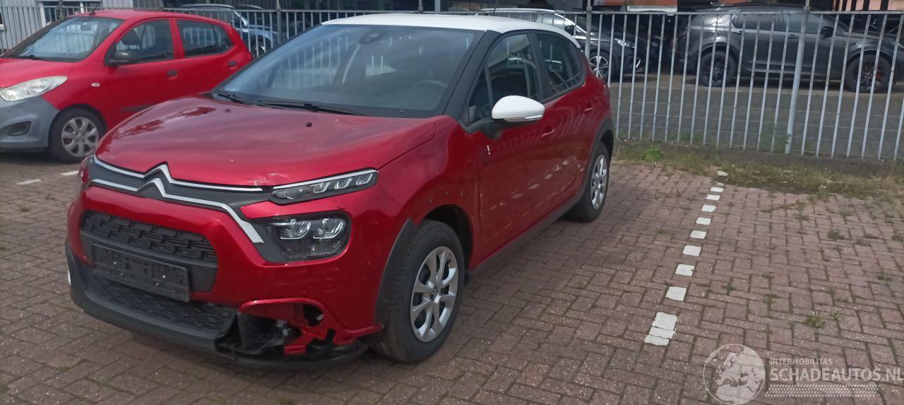 Citroën C3 Bj:11-2022 1.2-12v- benzine Airco Led-Koplampen Led-Achterlichten Mistlampen CruiseControl Stoelverwarming Lichtautomaat Dab-radio
